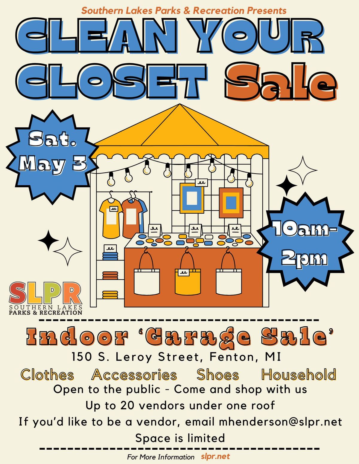 Clean Your Closet Sale