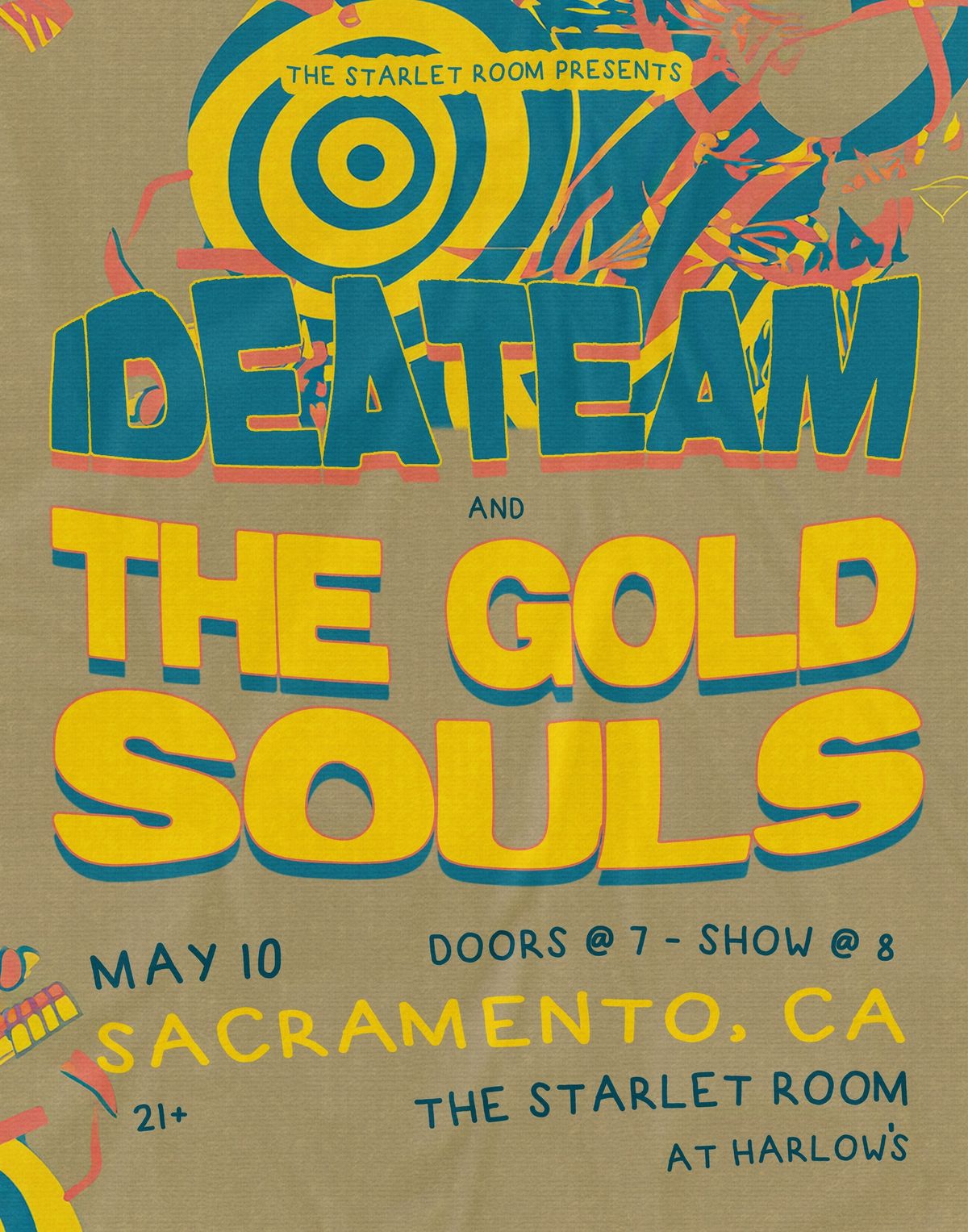 Ideateam | Gold Souls @ The Starlet Room - May 10th