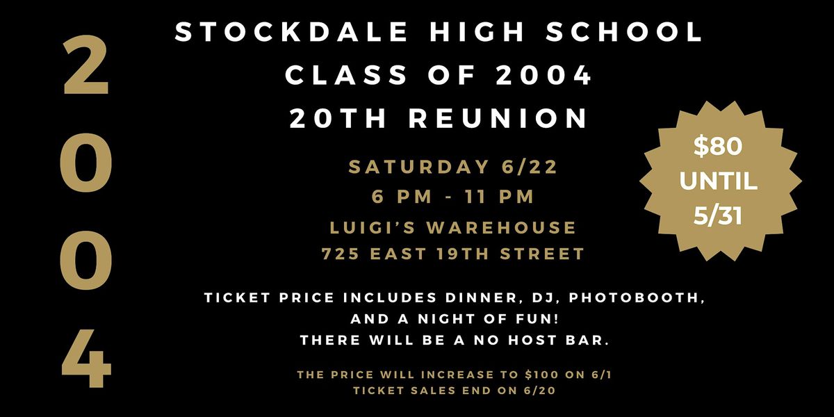 Stockdale High School Class of 2004 Reunion