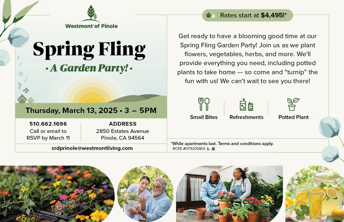 \ud83c\udf38\ud83c\udf3f Spring Fling Garden Party \ud83c\udf3f\ud83c\udf38