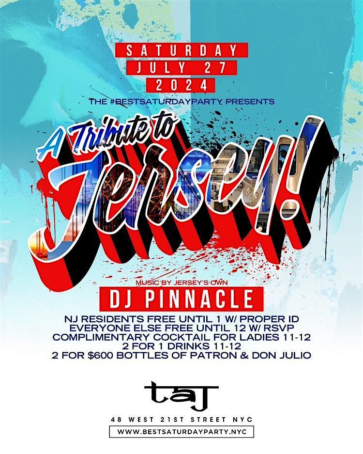 Best Saturday Party NJ Tribute At Taj Lounge (Clubfix Parties)