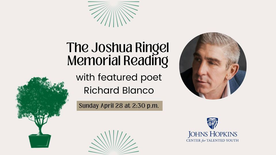 The Joshua Ringel Memorial Poetry Reading Featuring Richard Blanco