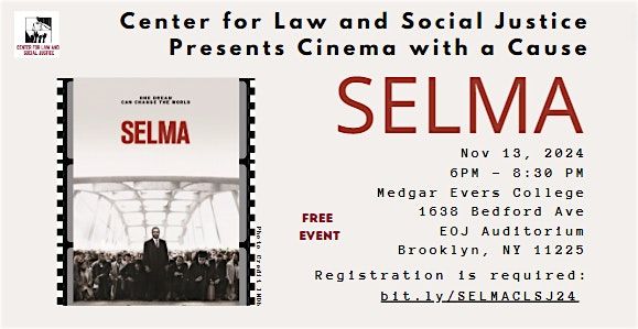 Cinema with a Cause: "Selma"