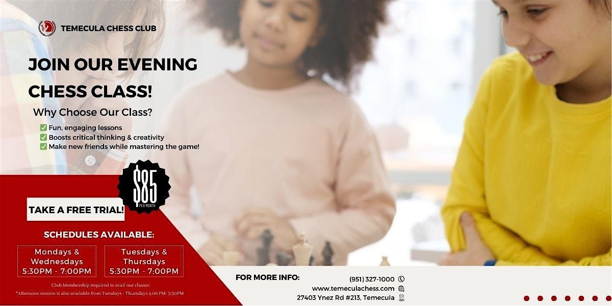 FREE Trial Chess Class for Beginners