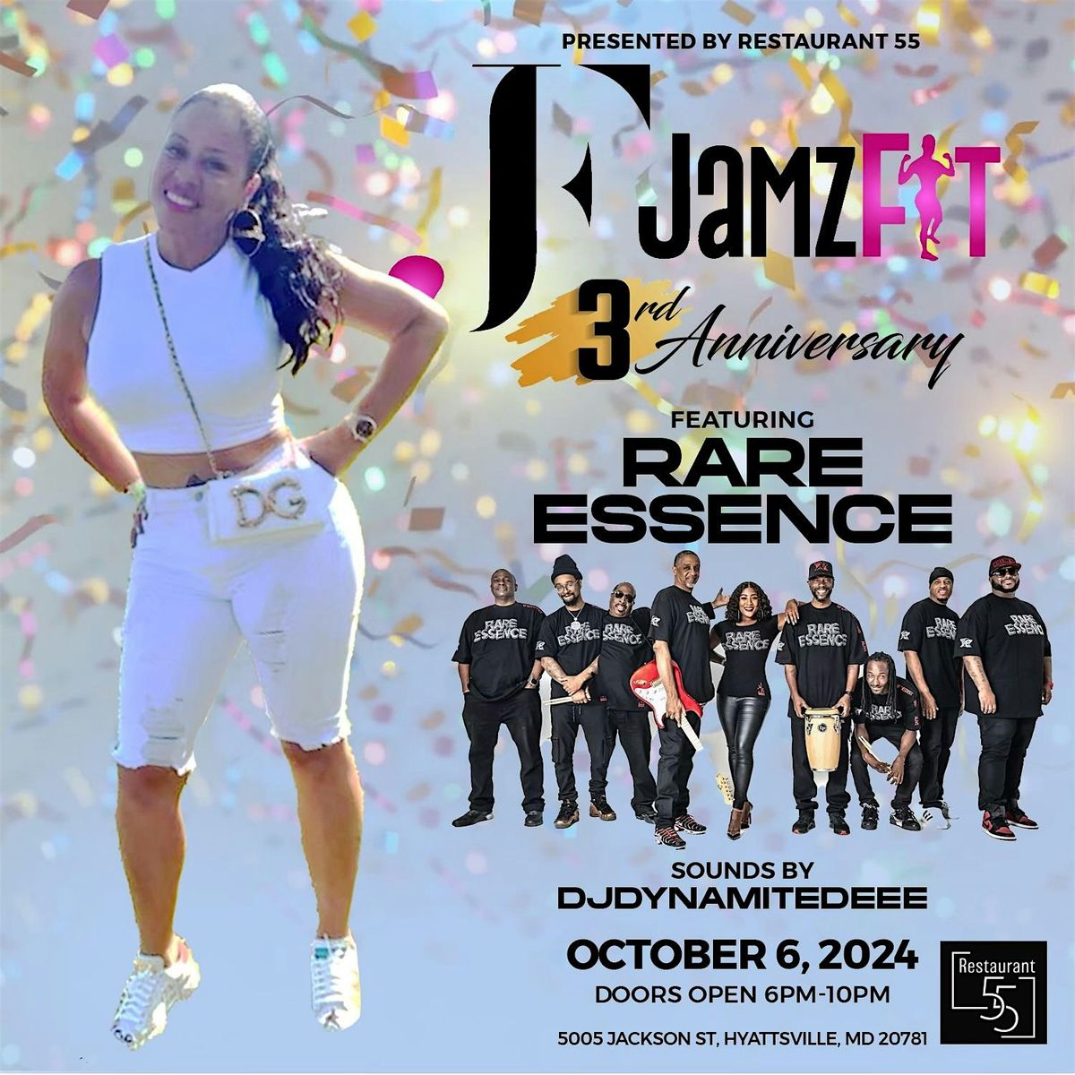 JamzFit 3rd Anniversary Ft Rare Essence