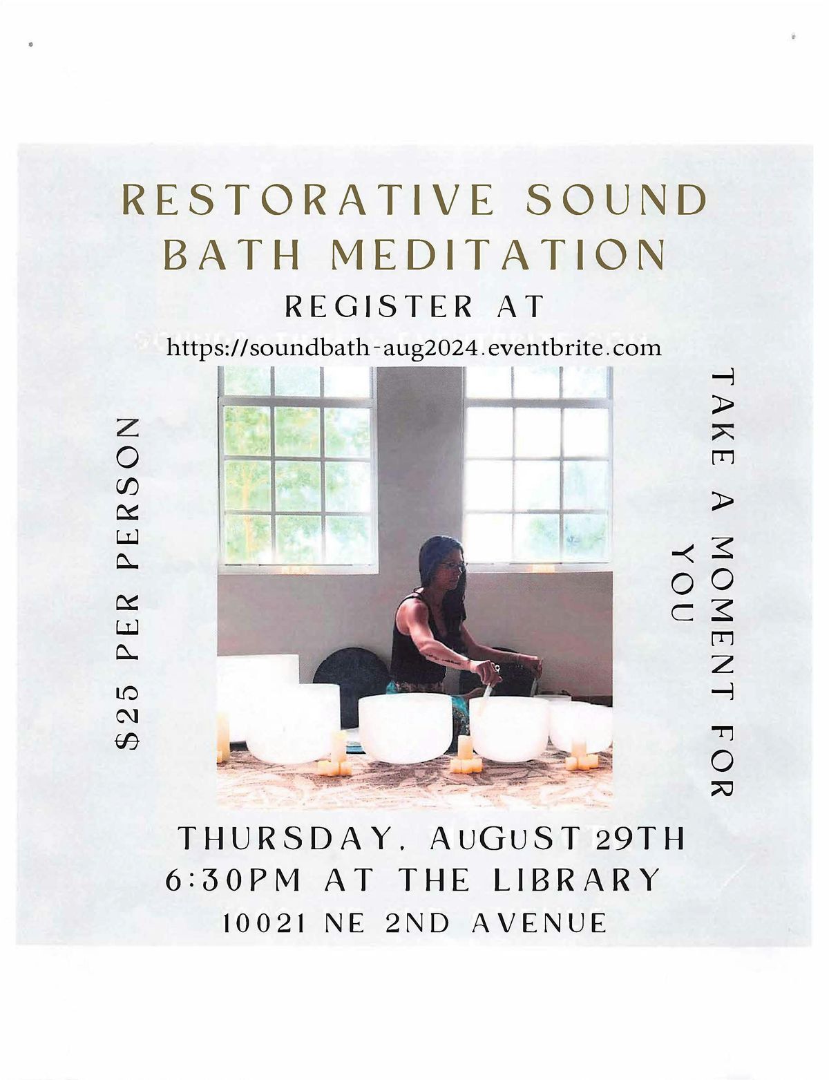 Restorative Soundbath Meditation with Franci Blanco