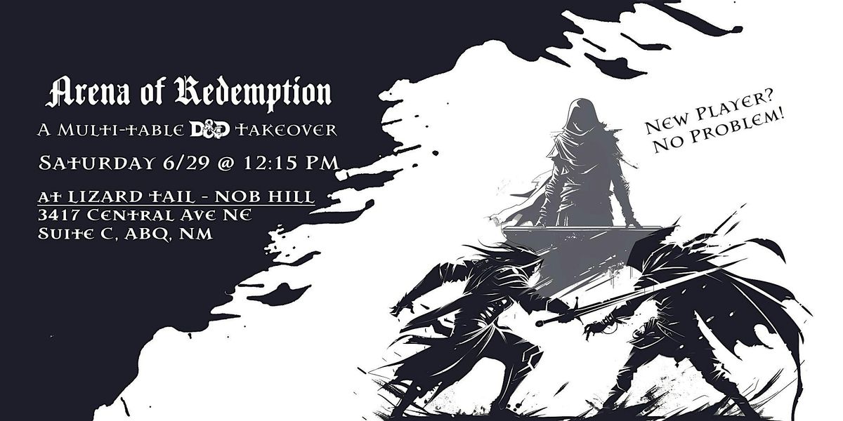 Arena of Redemption: A D&D Tavern Takeover!