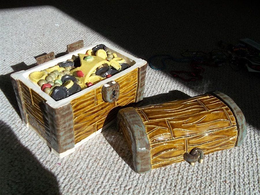 Treasure Box in Clay (Tweens)