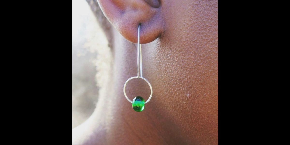 Hoops and Dangles: Glass and Silver Earrings with Bianca Abreu