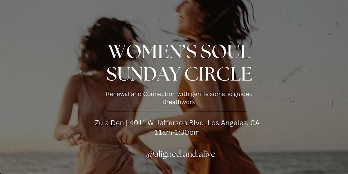 Women's Soul Sunday Circle