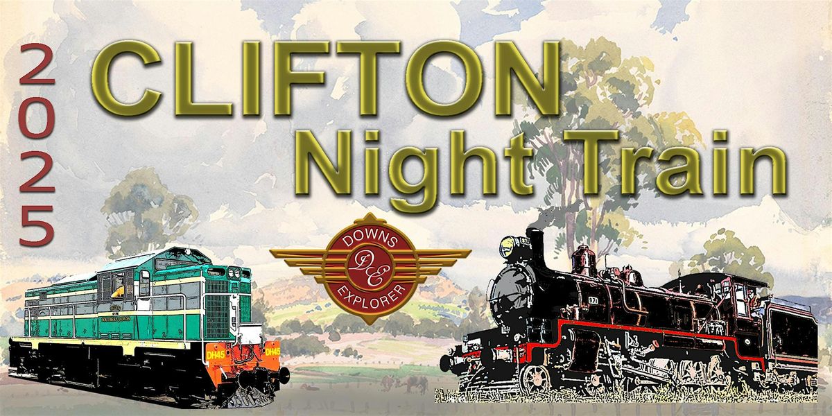 Warwick to Clifton Return NIGHT TRAIN with Dinner at a Clifton Pub