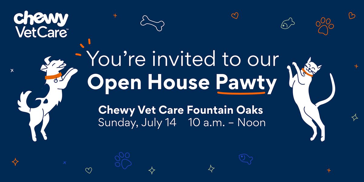 Chewy Vet Care Fountain Oaks in  Sandy Springs, GA Open House Pawty