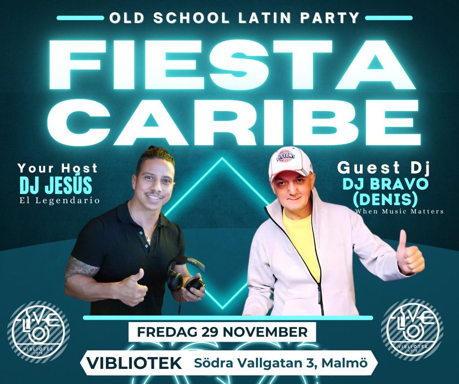 FIESTA CARIBE \u2013 Old School Latino Party @ VIbliotek