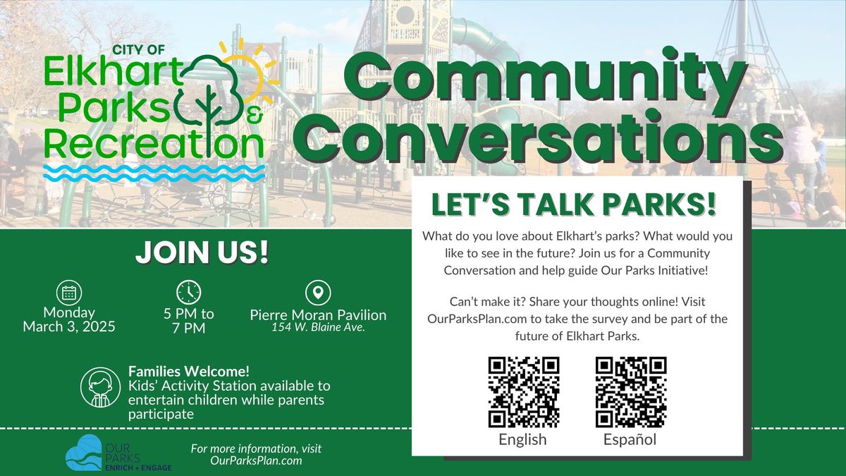 Elkhart City Parks & Recreation Community Conversation