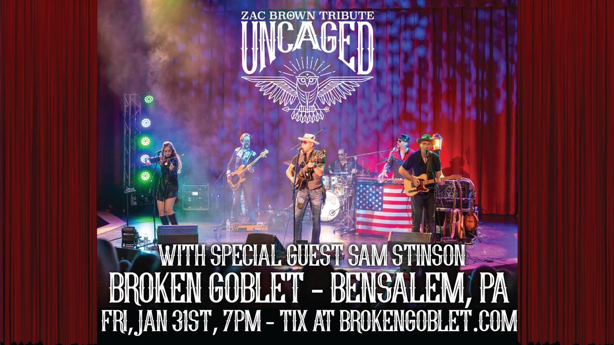 UNCAGED, a tribute to Zac Brown, with Sam Stinson