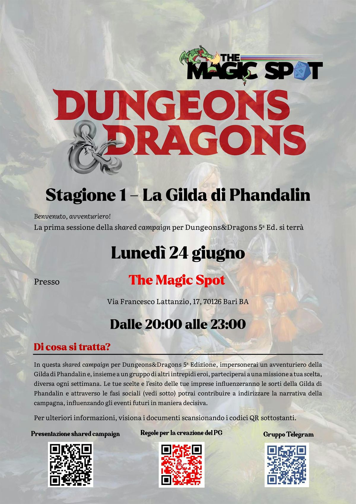 La Gilda di Phandalin (Shared Campaign D&D 5e) @TheMagicSpot