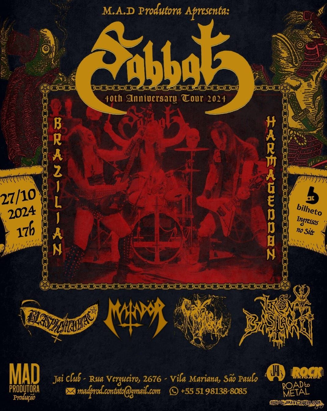 SABBAT - LIVE S\u00c3O PAULO "BRAZILIAN HARMAGEDDON"