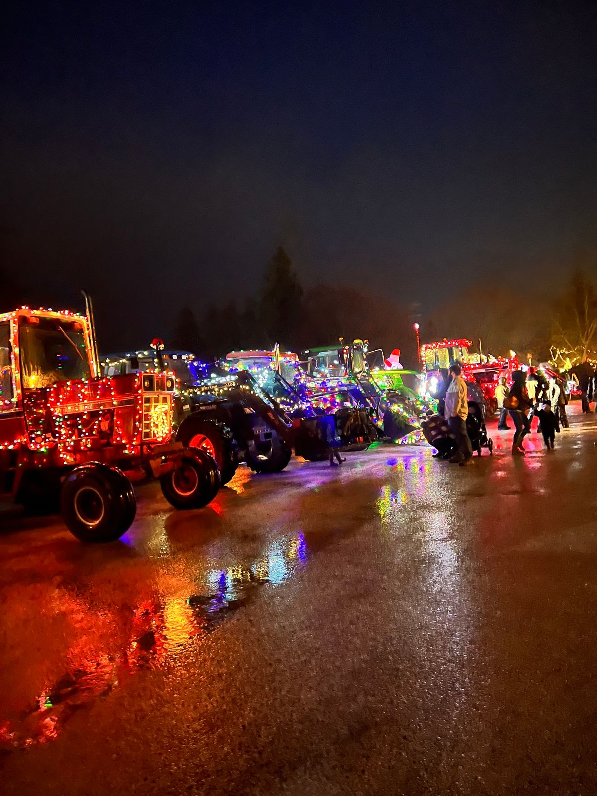 Plympton-Wyoming Lit Up Tractor Parade