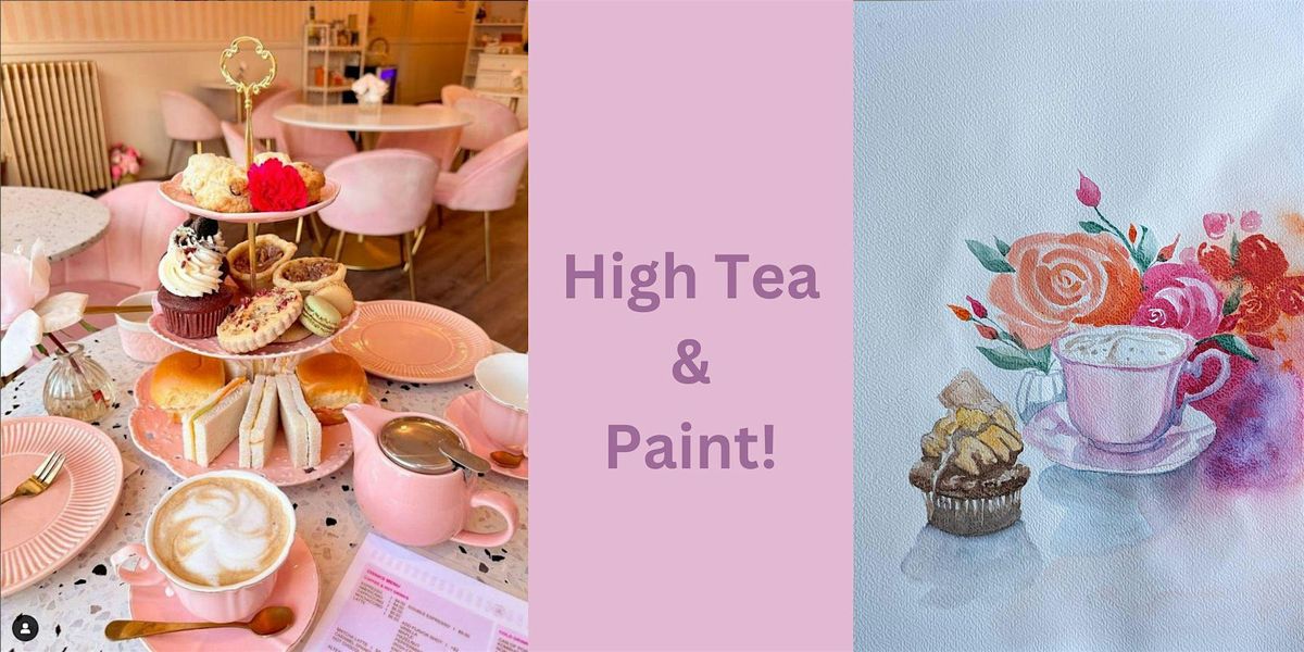 High Tea and Watercolour at Rania's Cakes