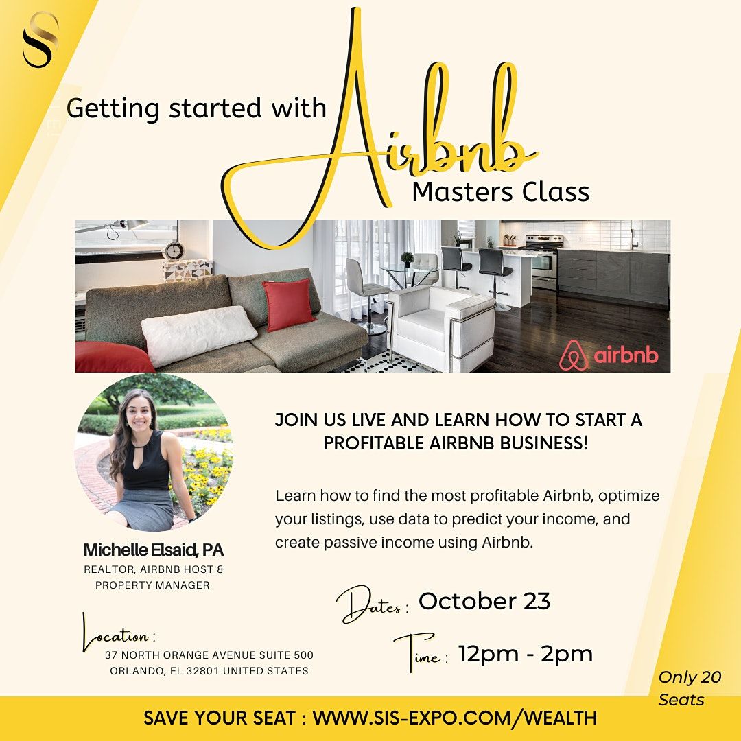 Masters Class : Getting Started with Airbnb