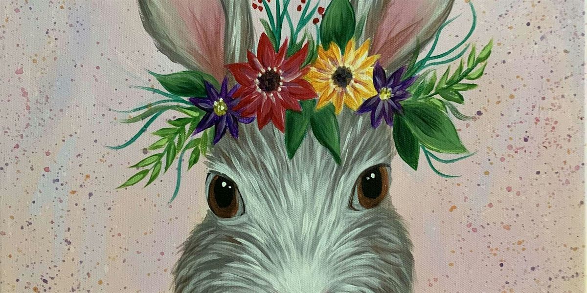 Boho Bunny - Paint and Sip by Classpop!\u2122