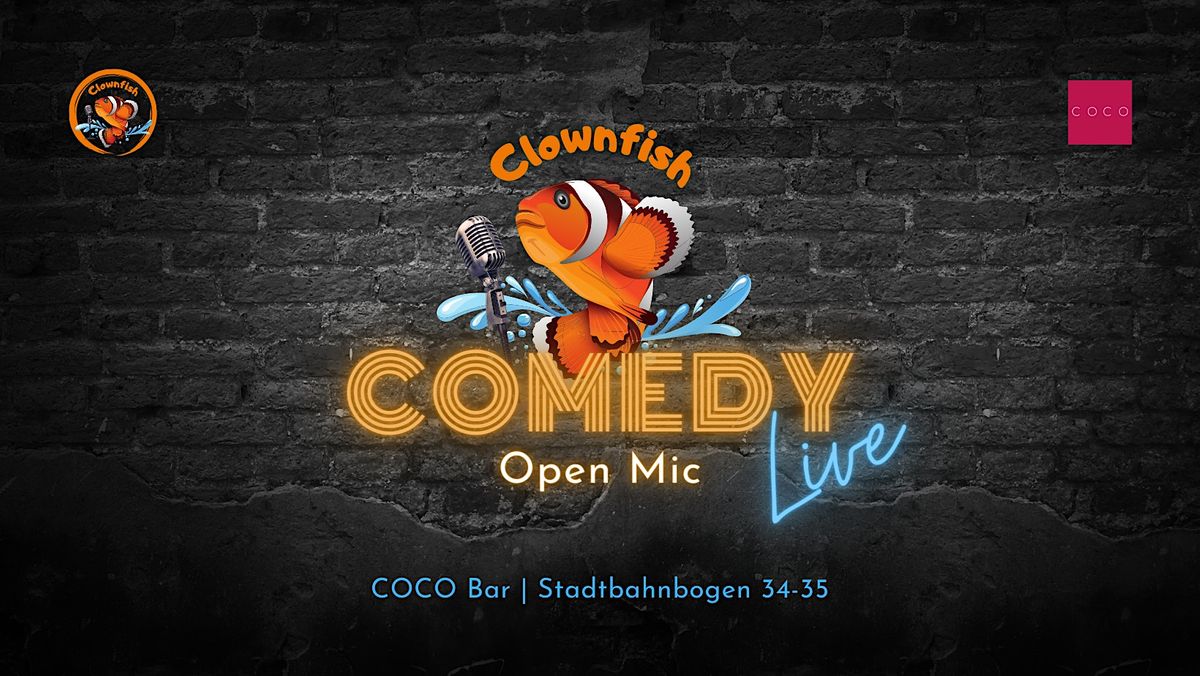 Clownfish Comedy | Stand-Up Open Mic #103 | Wien @COCO Bar