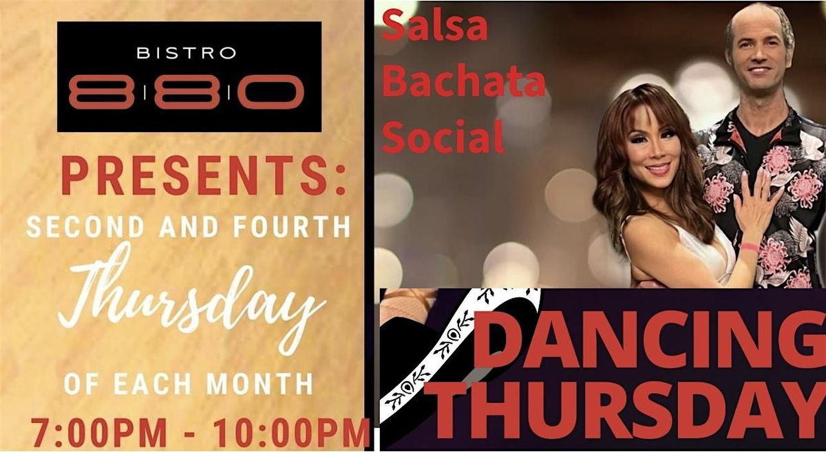 Latin Dance Thursdays (2nd & 4th) Salsa & Bachata Lessons and Party