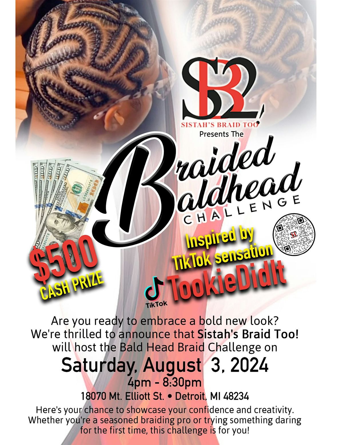 Braided Bald Head Challenge