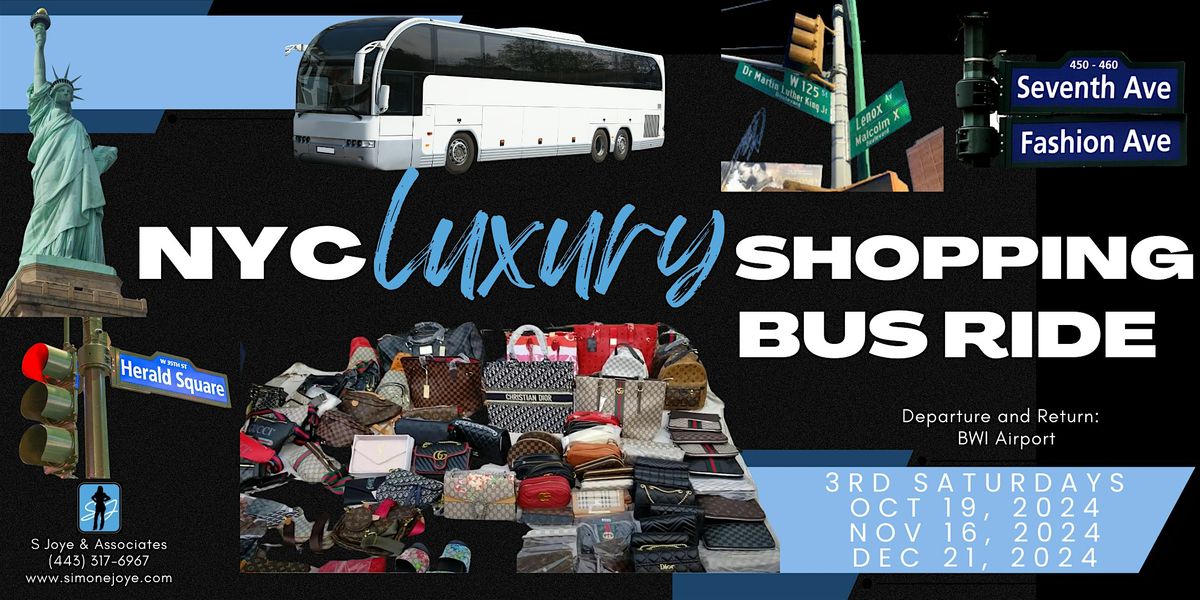 NYC Luxury Shopping Trip from Maryland