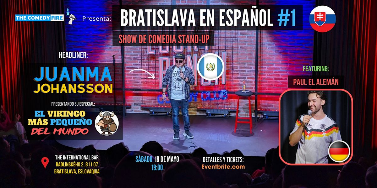 Bratislava en Espa\u00f1ol #1 - El show de comedia stand-up en tu idioma