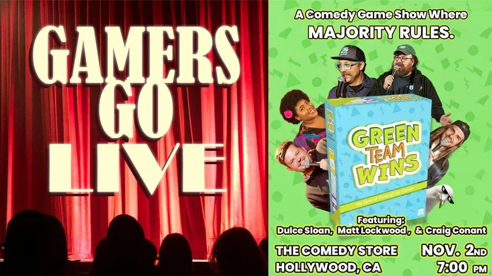 Gamers Go LIVE (Standup Comedy Game Show)