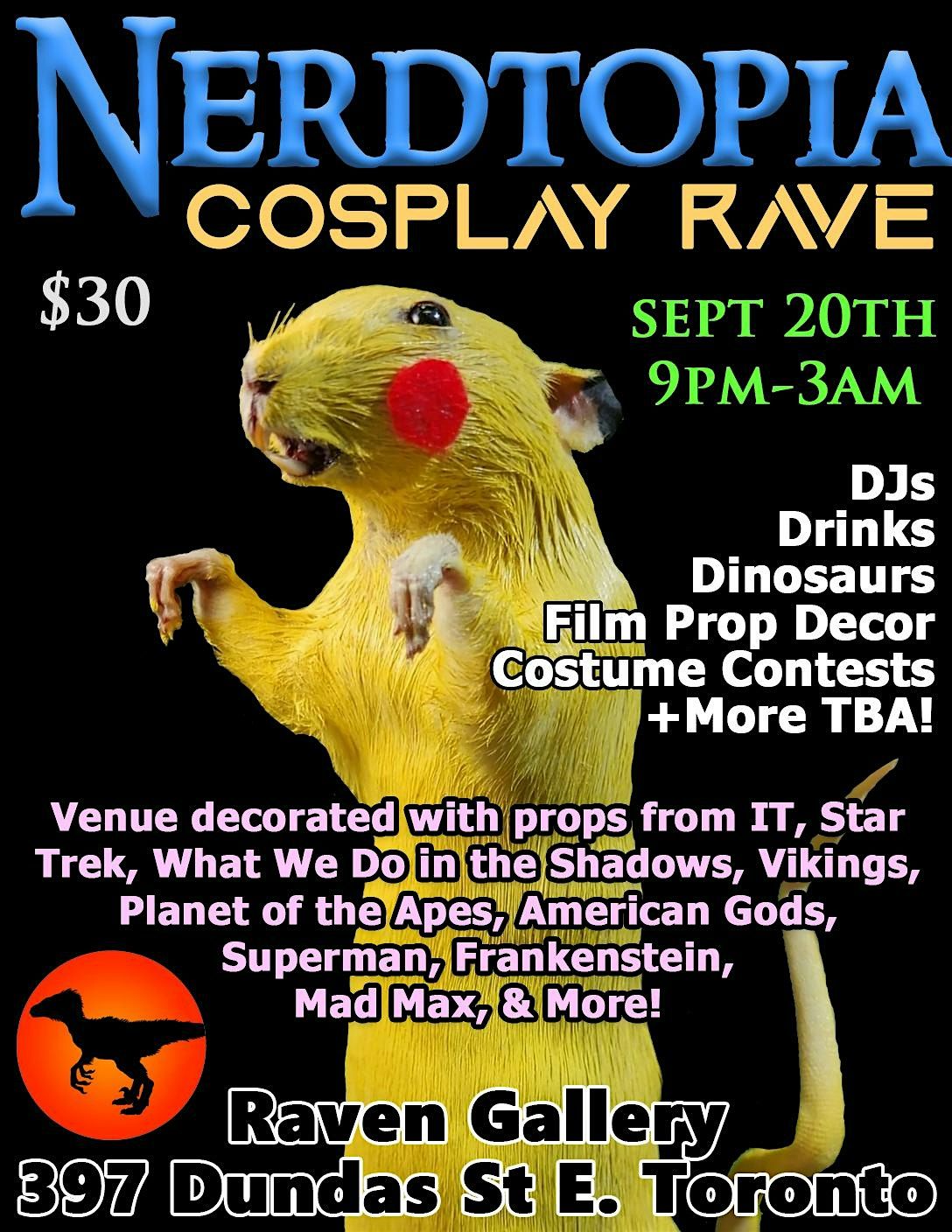 NERDTOPIA - Cosplay Rave