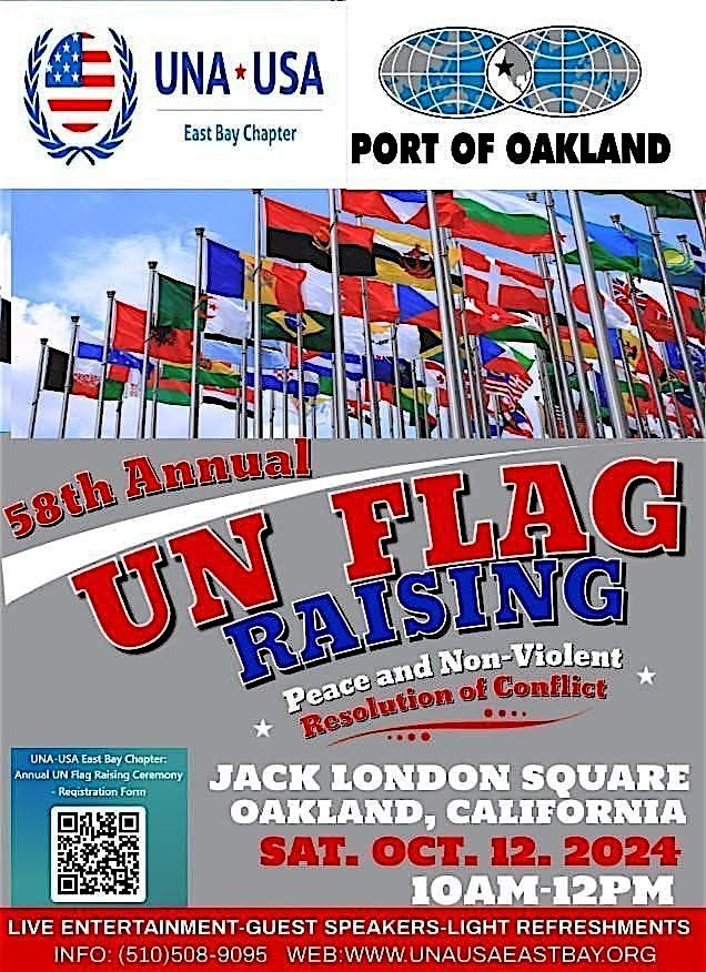 United Nations East Bay to Host 58th Annual Flag Raising Ceremony