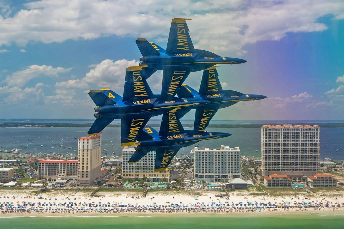 Blue Angels Practice view from the Ferry