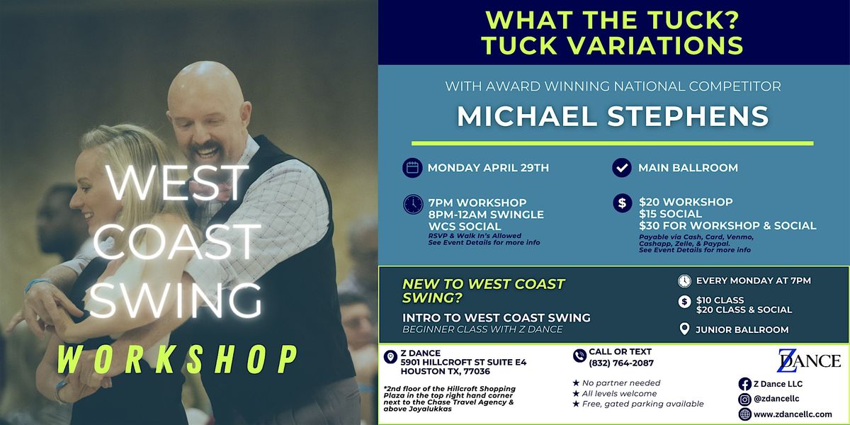Micheal Stephens Intermediate West Coast Swing Workshop