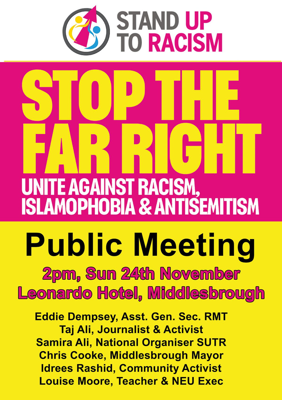 Stop The Far Right - Public Meeting