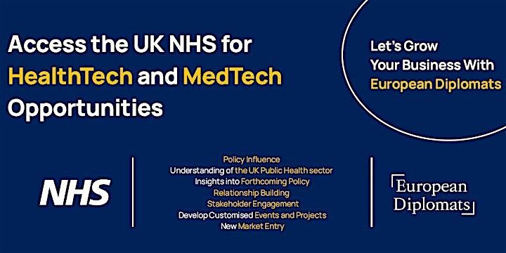 National Health Service (NHS) UK: HealthTech and MedTech Opportunities