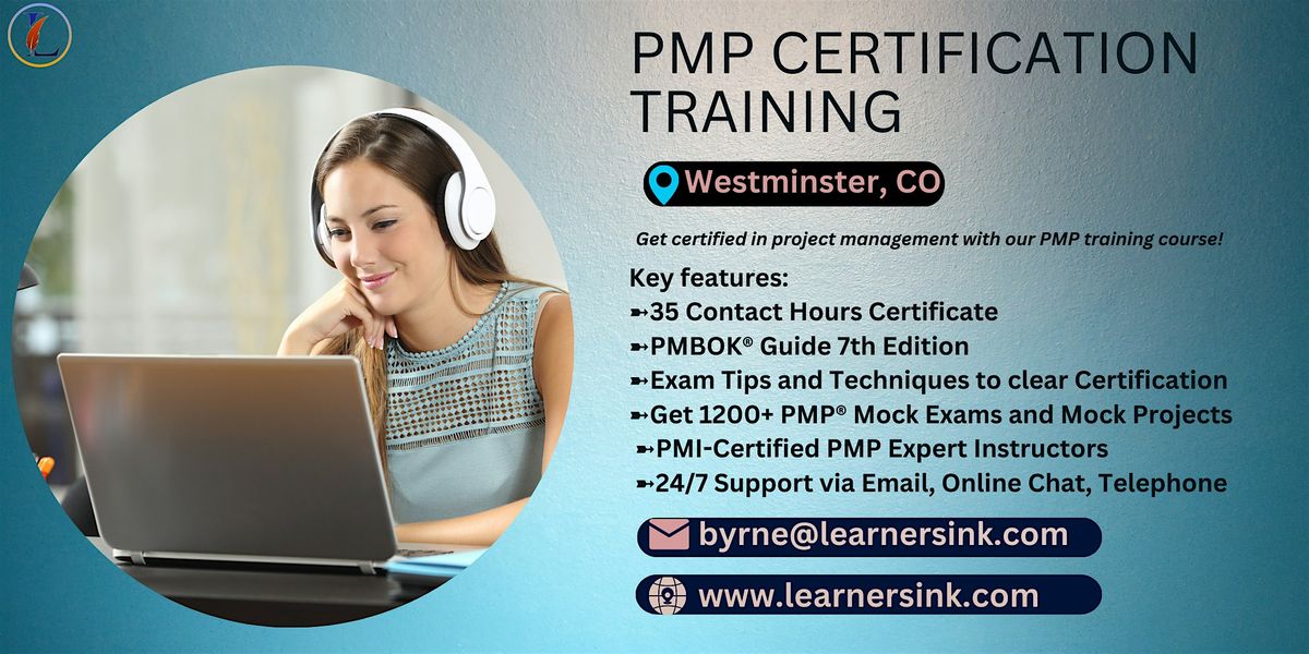 PMP Exam Preparation Training Course In Westminster, CO