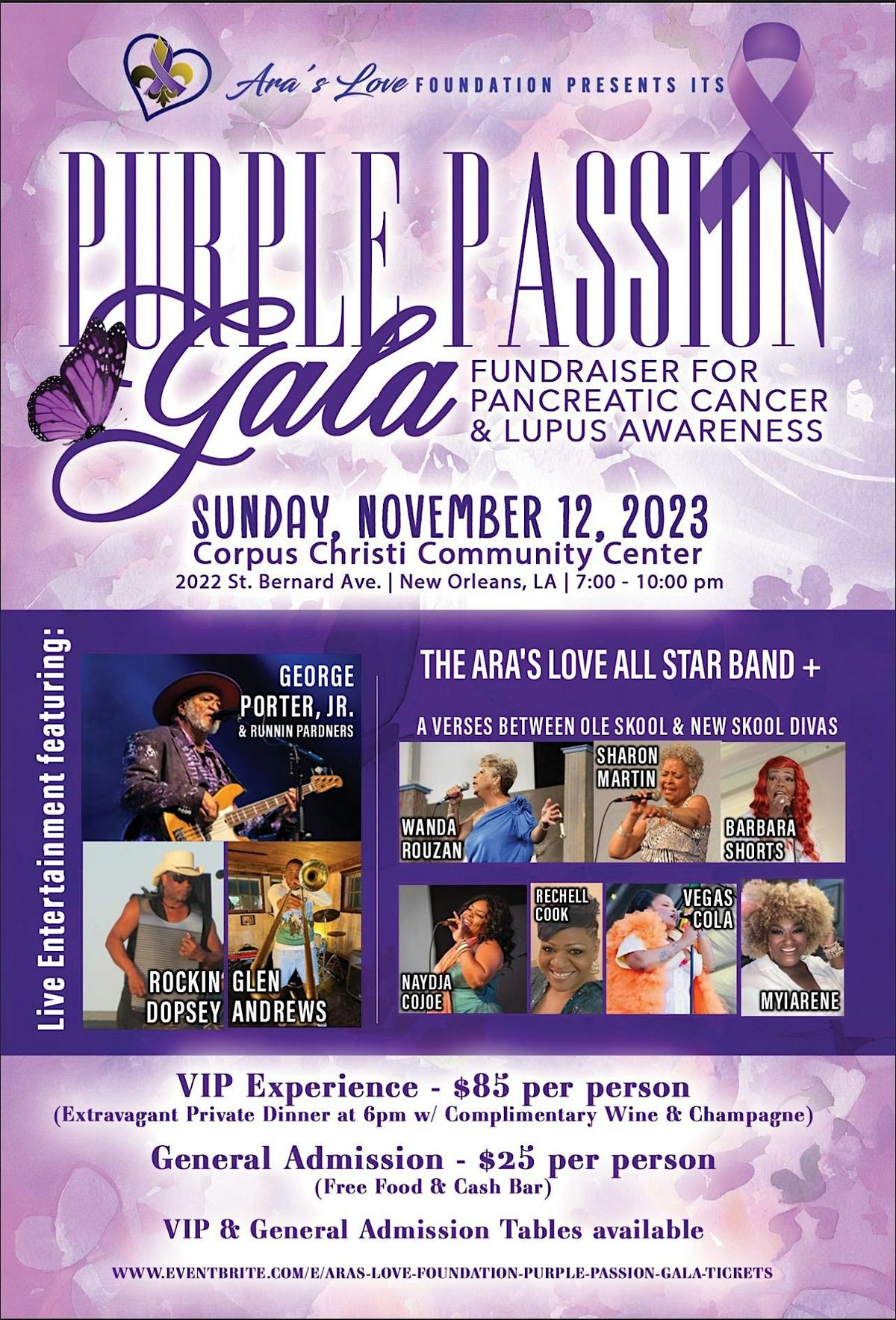 Ara's Love Foundation Purple Passion Gala