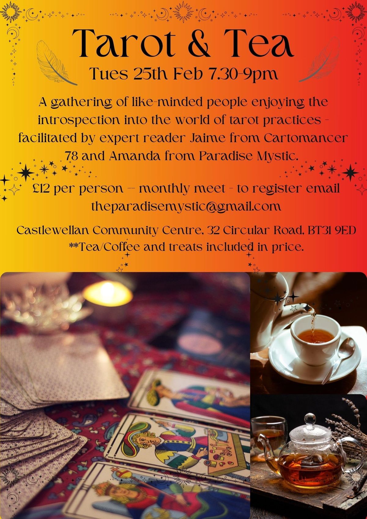 Tarot & Tea Night \u2013 Tuesday, 25th Feb!