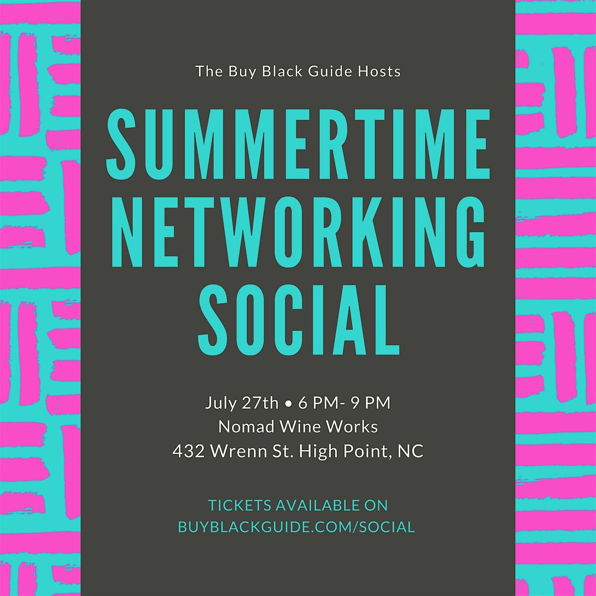 Summertime Networking Social hosted by The Buy Black Guide