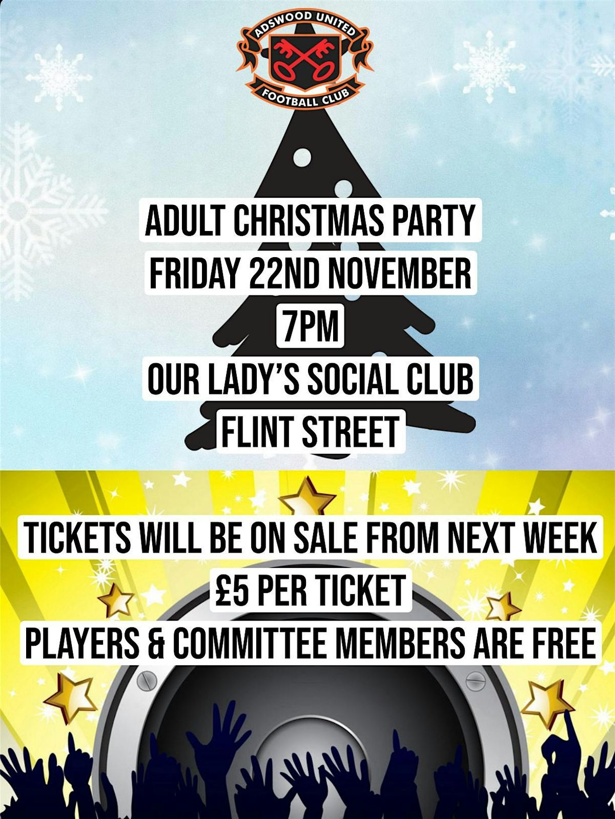 Adswood united adult & Parent Christmas party