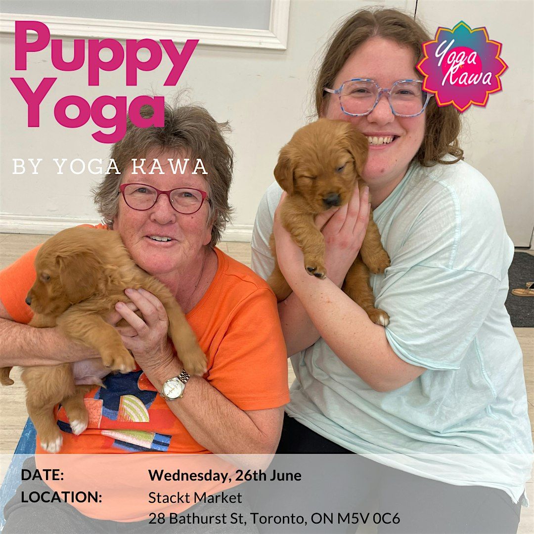 Puppy Yoga (Adults-Only)Yoga Kawa Toronto Golden Retrievers
