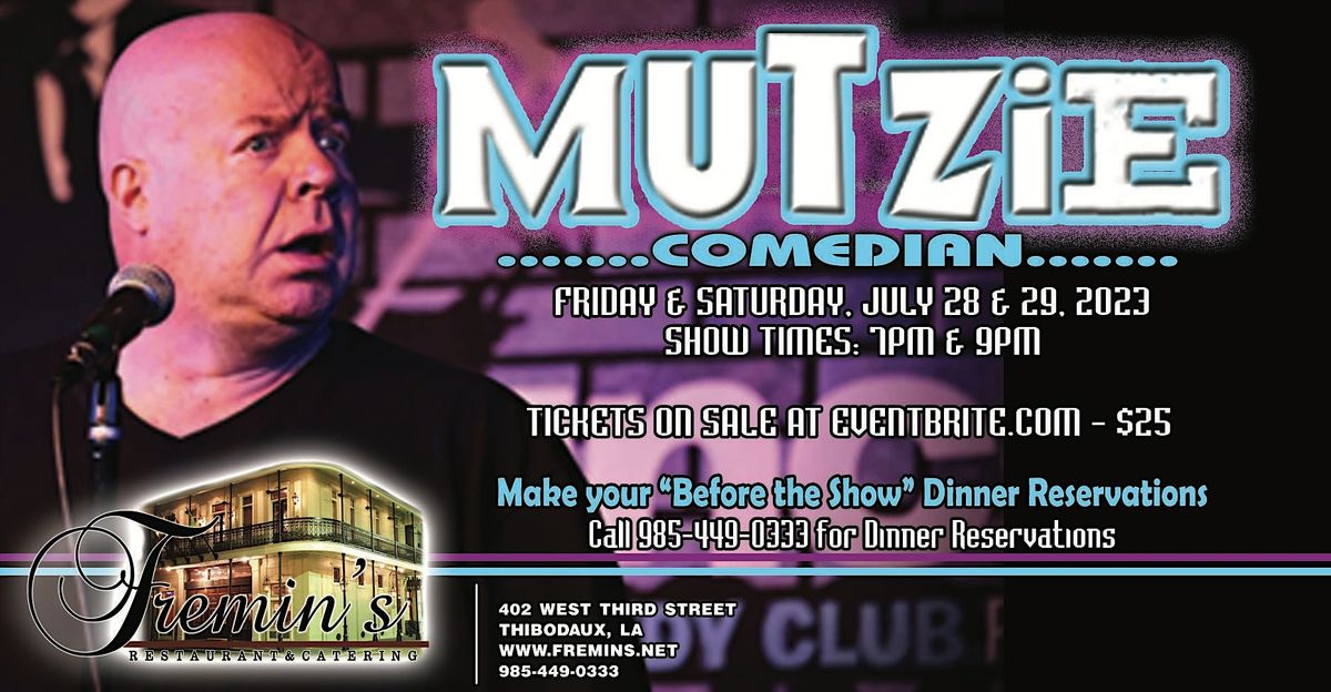 MUTZIE - Stand-up Comedian-