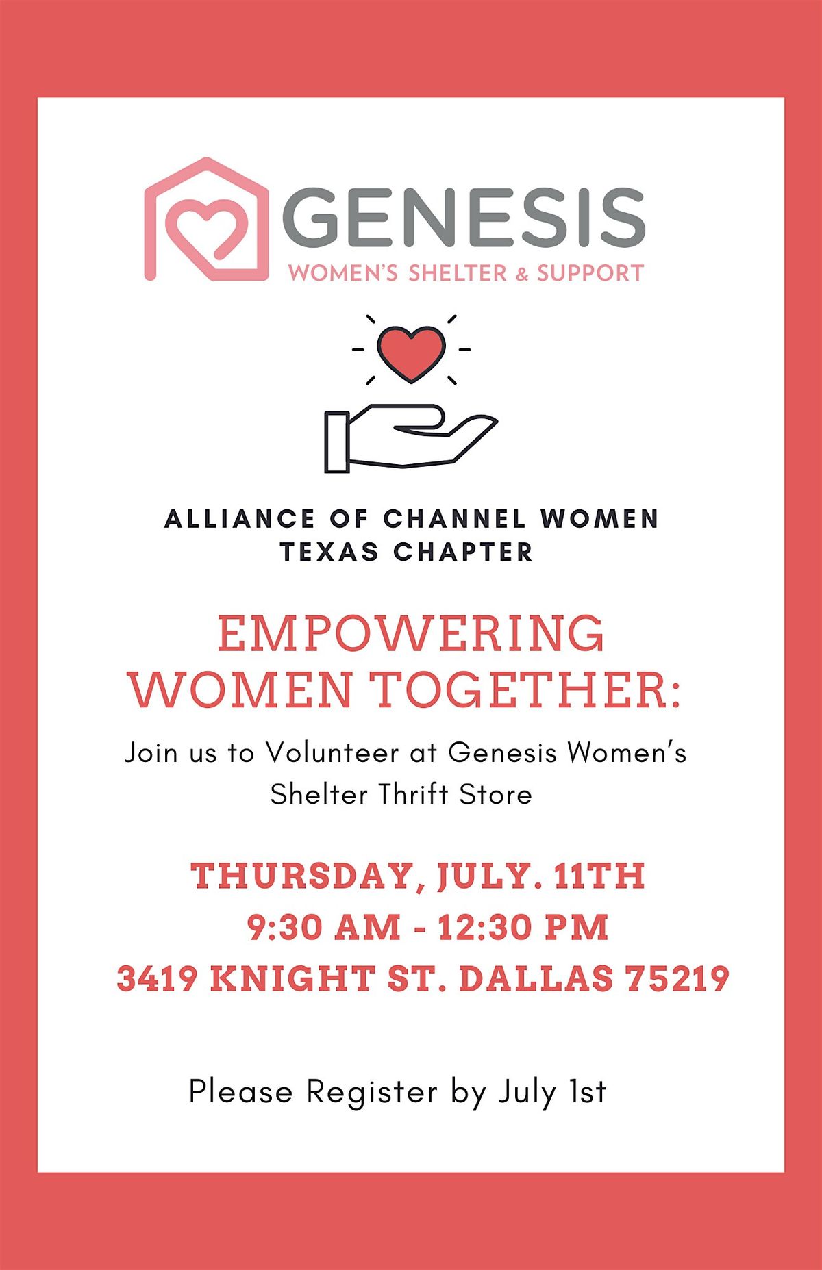 Dallas ACW July Event: Empowering Women Together