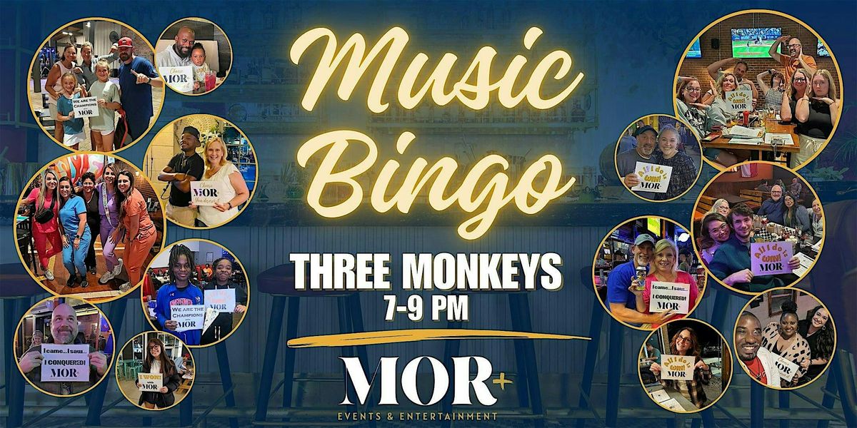 Music Bingo @ Three Monkeys - Harrisburg, NC