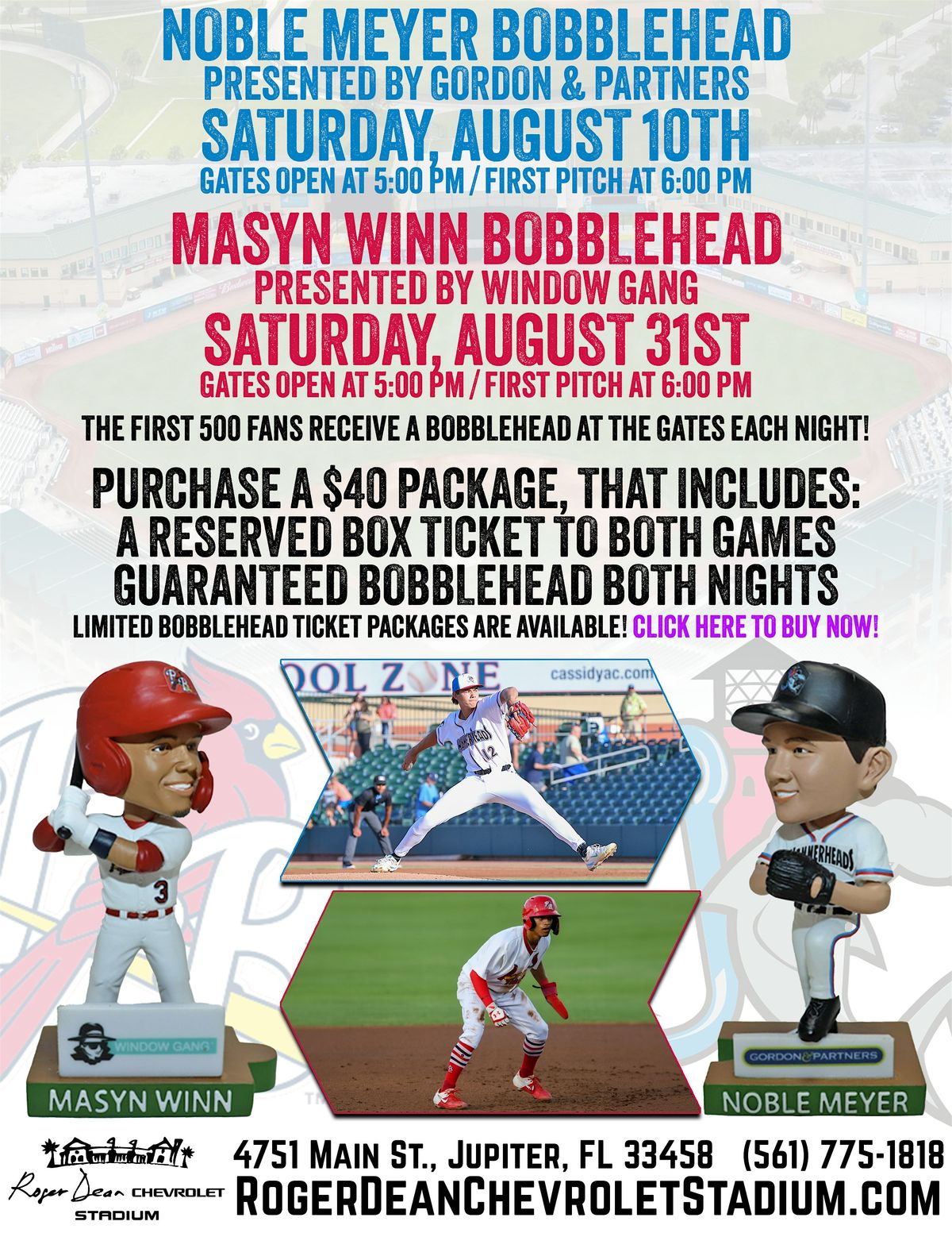 Masyn Winn Bobblehead Night at RDCS