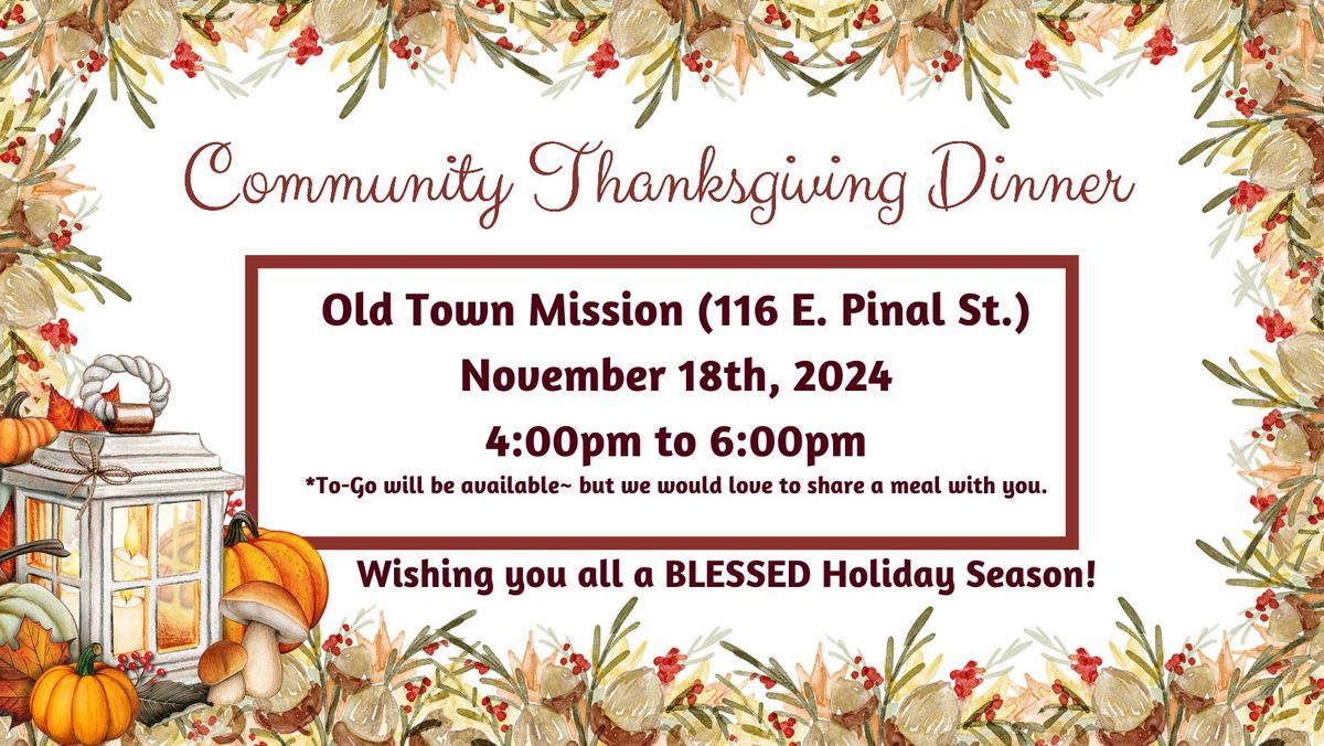 Community Thanksgiving Dinner