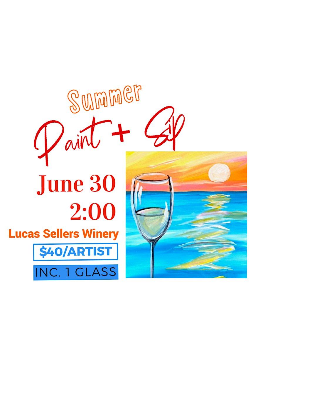 Paint & Sip at the Winery