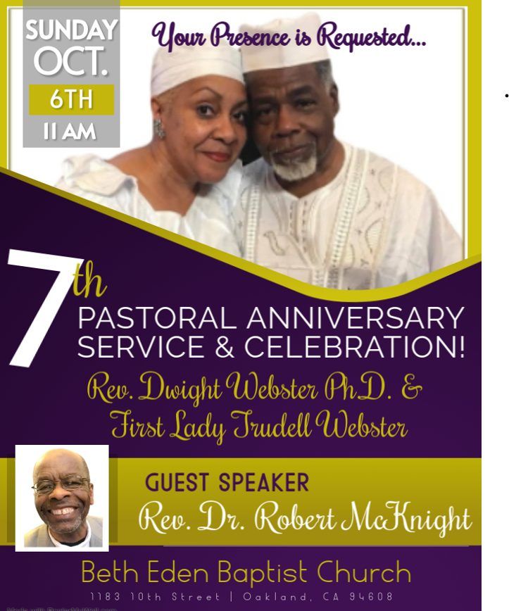 7th Pastoral Anniversary Service & Celebration